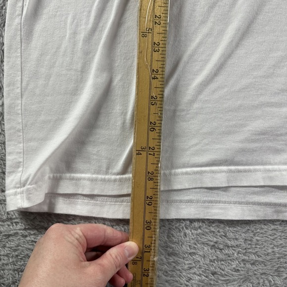 Columbia Shirt Mens 2x White Graphic Double Sided Outdoors Camp Hiking Fishing - Picture 3 of 9